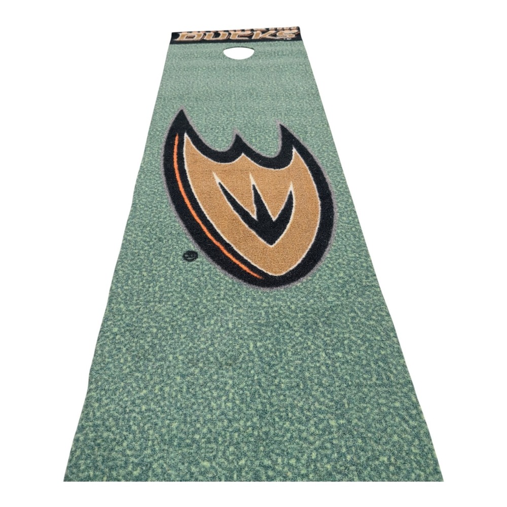 NHL Anaheim Ducks Putting Green Mat Golf Practice Training Aid 18x72 Green